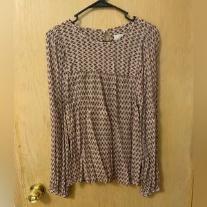Long sleeve blouse